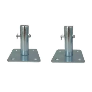 Pipe and Base 4.6 X 4.6 Inch Galvanized Steel Scaffolding Base Plate