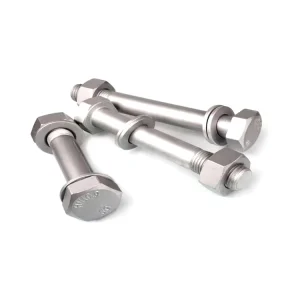 Plain High strength Class 10.9 DIN6914 Carbon Steel M12 M36 UNC Hex Head Zinc Plated Injection Structural Bolts