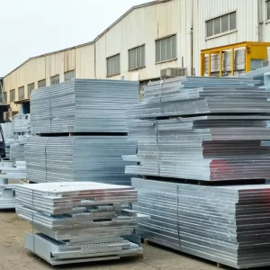 Plain Hot Galvanized Steel Grating Standard Size Welded Platform Grating Municipal Engineering Drainage Trench Cover Plate
