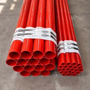 Plastic-Coated Anti-Corrosion Epoxy Steel Pipe for Water Conveyance, Supply, Drainage, and Firefighting