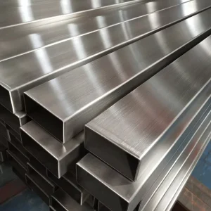 Polished 2B Surface Hygienic Finish Seamless EN Standard Stainless Steel Square Tube Cutting Welding for Food Beverage Equipment