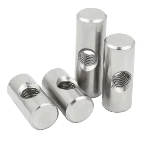 Polished 304 Stainless Steel M4 M5 M6 Cross Dowel Barrel Nut Class 4.8 for Furniture Beds