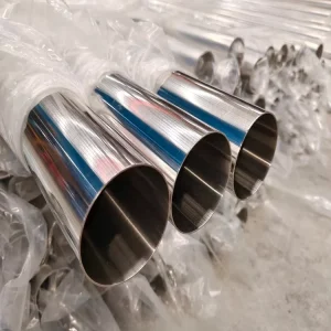 Polished Stainless Steel 300 Series Alloy Round Tube Welded 2B Surface Finish Industrial Use Bending Cutting JIS Standard