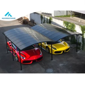 Polycarbonate Aluminum Carport with Steel Frame