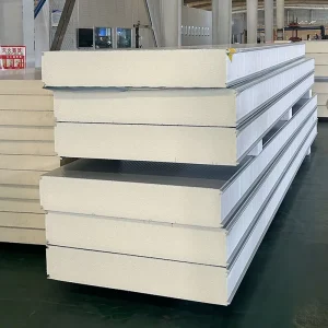 Polyurethane Foam Sandwich Panel Thermal Insulation Fireproof PUR Panels for Steel Structure Wall and Roofing