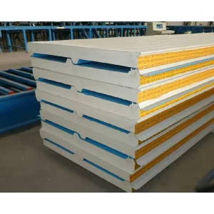 Polyurethane Metal Sandwich Roof and Wall Panels for Warehouse Construction