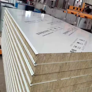 Polyurethane Sandwich Panel PU Wall Panel Sandwich Panels Made by Professional Manufacturers for Steel Structure Buildings