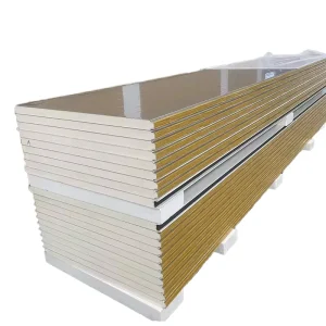 Polyurethane Sandwich Roof Wall Cold Room 2200mm 3D Exterior Brick Aluminum Fire Water Resistant Eco Friendly Outdoor