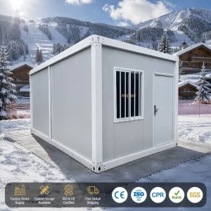 Portable 20ft Relocatable Steel Frame Sandwich Panel House for Guard Security Booth Medical Clinic