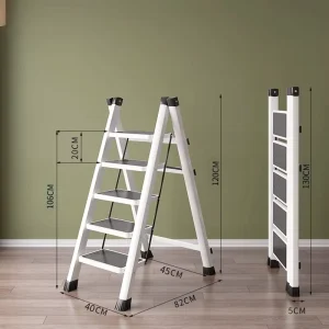 Portable Folding Ladder 5 Steps Without Handrail Aluminium Ladder