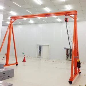 Portable Height Adjustable Gantry Crane 0.5 Ton 1 Ton Electric Movable Gantry Crane 5 Tons