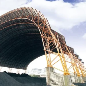 Portable Long Span Roof With Steel Space Frame Metal Truss Structure Price