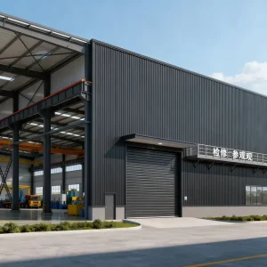 Portable Outdoor Steel Warehouse Shed Building For Construction Site And Event