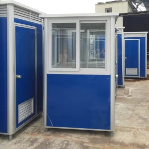 Portable Security Booth Outdoor Security Guard House from Guangzhou Manufacturer