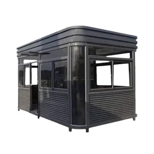 Portable Waterproof Steel Security Booth Temporary Studio Guard Box for Outdoor Hospital Use for House Sentry Room