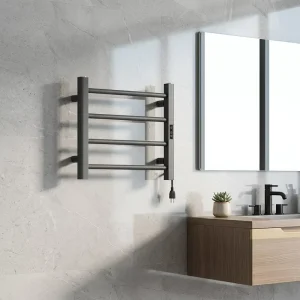 Powder-Coated Electric Towel Warmer for Bathroom Use