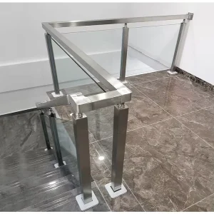 Powder Coated Galvanized Steel Metal Handrail Metal Railing for Balcony Stair Railings Balustrades Indoor Garden Courtyard Villa
