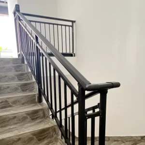 Powder Coated Galvanized Steel Stair Handrails Balustrades for Residential Building