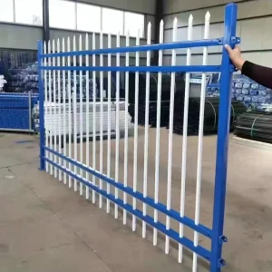 Powder-Coated Galvanized Steel and Aluminum Alloy Yard Fence Outdoor Balustrade Guardrail