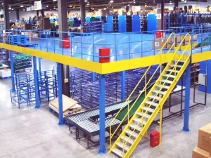 Powder Coated Heavy Duty Steel Mezzanine Storage Platform