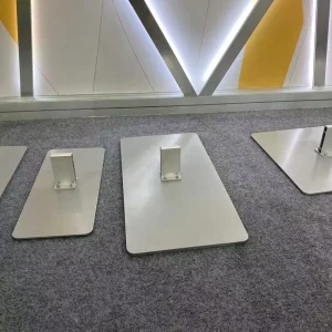 Powder Coated Steel Baseplate Customized Design Custom Color OEM ODM Service for Supporting Frames Structural