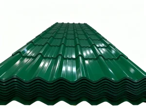 Ppgi Corrugated Steel Metal Roofing Sheet 0.6mm X 1200mm Color Coated Corrugated Plate