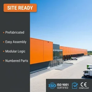 Pre-Engineered Steel Building (PEB) Anti-Corrosion High Strength Customized Solution for Middle East