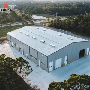 Pre Engineered Steel Frame Cold Storage Warehouse Metal Cold Storage Factory, Durable Prefab Steel Refrigerated Storage Building