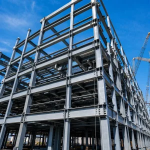 Pre-Fabricated H-Section Steel Office Building with Galvanized Frame Multi-Story CE & ISO Certified
