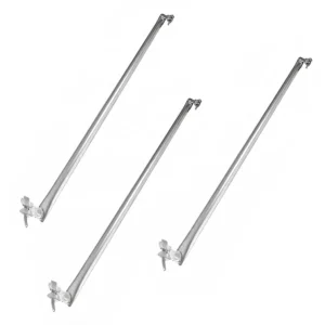 Pre Galvanized Ringlock Scaffolding Diagonal Brace 42*2.5mm Q235 Steel Scaffold Diagonal Bracing for Building Construction