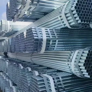 Pre Galvanized Round Steel Pipe Welded Carbon Steel Tube for Construction GB Standard BIS Certified Cutting Bending Services