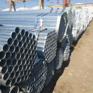 Pre Galvanized Round Steel Pipe for Tent Frame and Exhibition Stand Construction Q195 Q235 Lightweight and High Strength Tubing