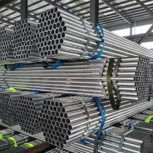 Pre Galvanized Round Steel Tube EN10219 S235JR Hollow Section for Structure