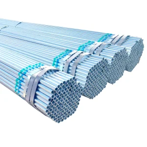Pre Galvanized Round Steel Tube Q195 15 200mm OD 0.6 2.5mm Wall Thickness