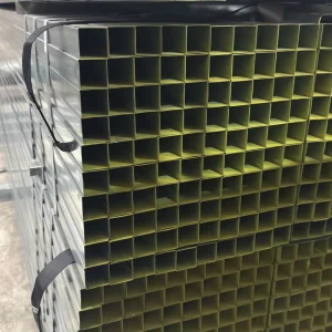 Pre Galvanized Steel Pipe Gi 40×40 Square Hollow Section for Shed Construction