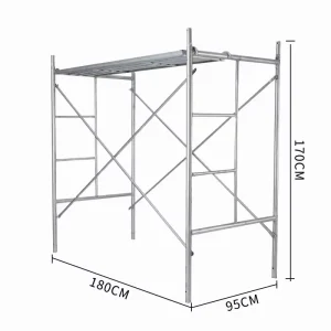 Precision Cutting Fabrication for Custom Industrial Aluminum Alloy Galvanized Steel Ladders Scaffolding Access