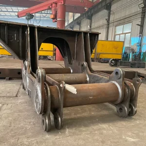 Precision Fabricated Steel Equipment Base Heavy Welded Support Frame For Construction