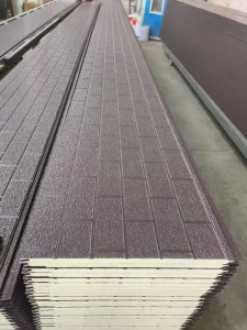 Prefab Fireproof Eco Friendly Moisture Proof Color Coated PPGI Steel Surface Insulated Panels for Cold Room Hotel Exterior