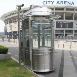 Prefab Industrial Steel Eco Friendly Earthquake Proof Modern Design Stadium Ticket Booth Waterproof Sandwich Panel Modular House