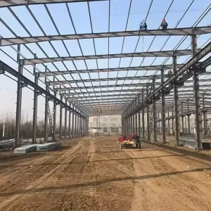 Prefab Industrial Steel Structure Building Kits Shed Warehouse Workshop Storage China Onsite Installation Training