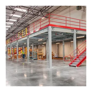 Prefab Modular Metal Mezzanine Platform Customizable Warehouse Steel Mezzanine Floor System Supplier