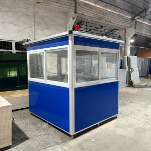 Prefab Security Cabin Guard Booth EPS Prefabricated Guard Booth Low Cost Station Booth Stainless Steel Guard Room House