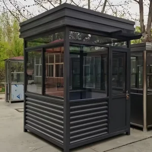 Prefab Security Cabin Guard Booth Outdoor Community Mobile Duty Room