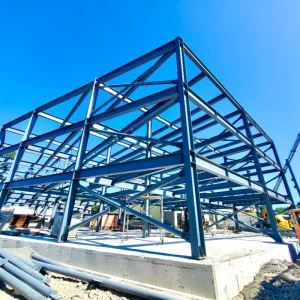 Prefab Steel Structure Materials Column Design in Industrial Construction