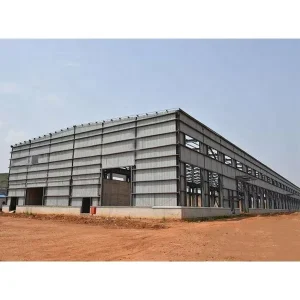 Prefab Steel Structure Outdoor Metal Workshop Warehouse Shed Commercial Industrial Building