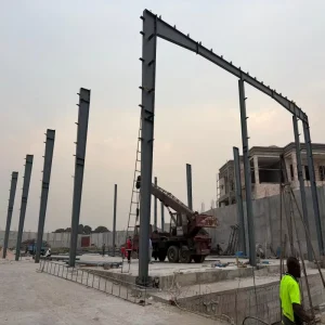 Prefab Steel Structure Warehouse Factory Building – Portal Frame Pre-Engineered Metal Construction Custom Design