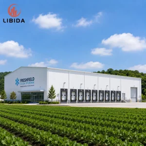 Prefab Steel Structure Warehouse Insulated Cold Storage Building Prefabricated Low Temperature Cold Room Factory Building