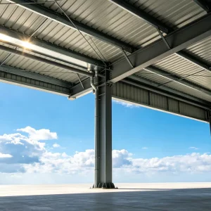 Prefab Steel Structure Warehouse Metal Shed with Sandwich Panel for Factory Workshop Storage