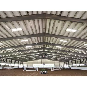 Prefab Steel Warehouse Heavy Duty H Beam Structure Galvanized Anti Rust Metal Building for Factory Logistics Use