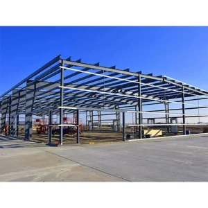 Prefab Warehouse Workshop Industrial Storage Shed Fast Construction Metal Frame Prefabricated Steel Structure Welding